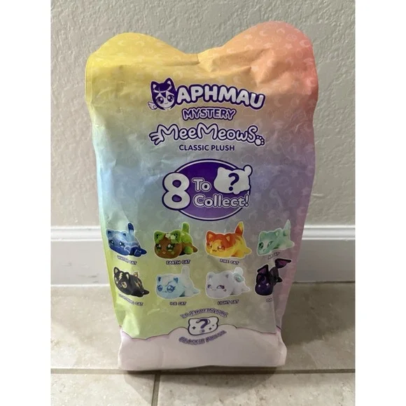 Aphmau MeeMeows 11" Classic Mystery Plush, Elemental, YouTube Minecraft Gaming Channel, Plush